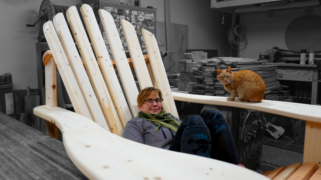 Building a GIANT Adirondack Chair - Jackman Works